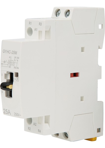 2p 25A 220V 50Hz Dın Raylı Ev Tipi Ac Kontaktörü Manuel Kontrol Anahtarı ile (Yurt Dışından)