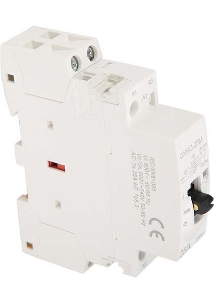 2p 25A 220V 50Hz Dın Raylı Ev Tipi Ac Kontaktörü Manuel Kontrol Anahtarı ile (Yurt Dışından) fırsatları