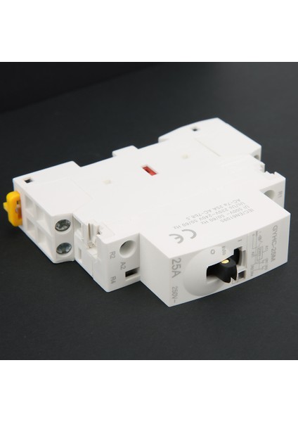 2p 25A 220V 50Hz Dın Raylı Ev Tipi Ac Kontaktörü Manuel Kontrol Anahtarı ile (Yurt Dışından) indirimleri