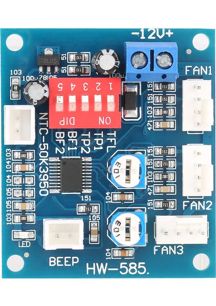 Dc 12V Dört Kablolu Termostat Pwm Fan Hız Kontrolörü Regülatör Modülü Pc Için (Yurt Dışından) fırsatları