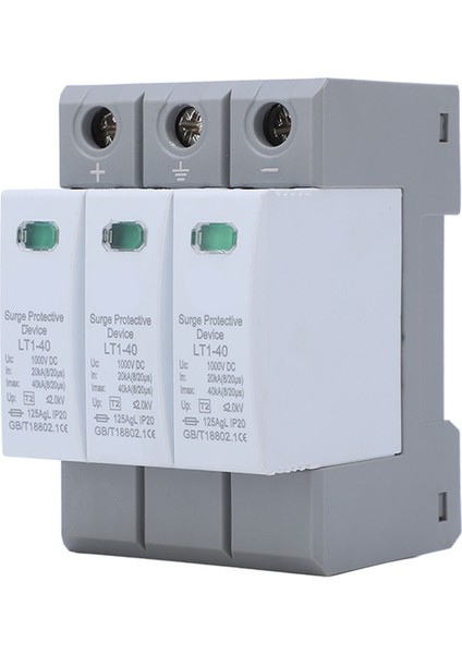 Aşırı Gerilim Koruma Cihazı 3p Gerilim Koruması Parafudr Koruyucu 20‑40KA 1000V Dc (Yurt Dışından)