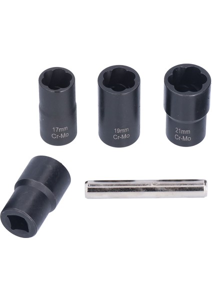 5 Adet Tekerlek Somunu Soket Seti Aşınmış Paslı Somunlar Için Kullanışlı Verimli Yüksek Sertlik Dayanıklı Büküm Soket Seti (Yurt Dışından) fırsatları