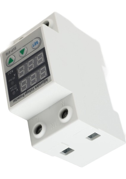 Akıllı Tek Fazlı Ayarlanabilir Aşırı Gerilim Düşük Gerilim Akım Koruyucusu 230VAC(63A) (Yurt Dışından)