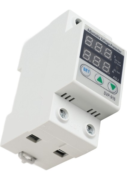 Akıllı Tek Fazlı Ayarlanabilir Aşırı Gerilim Düşük Gerilim Akım Koruyucusu 230VAC(63A) (Yurt Dışından) fiyatları