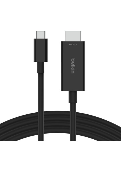 Usb-C - HDMI 2.1 Kablo, 60 Hz'de 8k Için 2 M Kablo, 144 Hz'de 4k, Hdr, Hbr3, Dsc, Hdcp 2.2, Macbook, iPad Pro ve Diğer Usb-C Cihazları ile Uyumlu