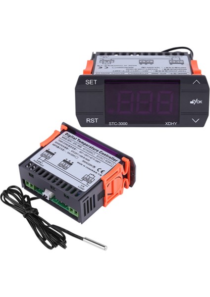 STC-3000 Dokunmatik Dijital Sıcaklık Kontrol Cihazı Termostatı Sensörlü (30A) (Yurt Dışından) modelleri