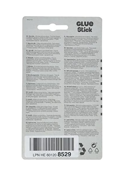 Ecolutions Yapışkan, 8 G, Çeşitli Renklerde, 5 Adet