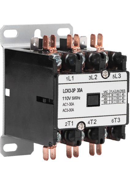 Lck3 3p 30A Ac Kontaktör Isıya Dayanıklı Pp Kabuk Gümüş Alaşımlı Kontak Klima Kontaktörü 110V (Yurt Dışından) fiyatları