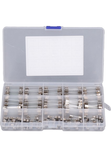 150 Adet Cam Sigorta Alaşımlı Tüp Sigorta Çeşitli Set Ev Aletleri Için 15 Farklı Model (Yurt Dışından)