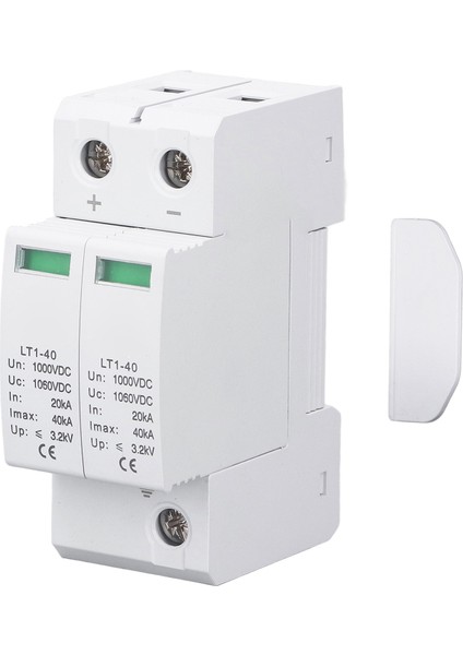 Aşırı Gerilim Koruma Cihazı 2p Alev Modüler Fotovoltaik Aşırı Gerilim Koruması Konut Ofis Binası DC1000V (Yurt Dışından)