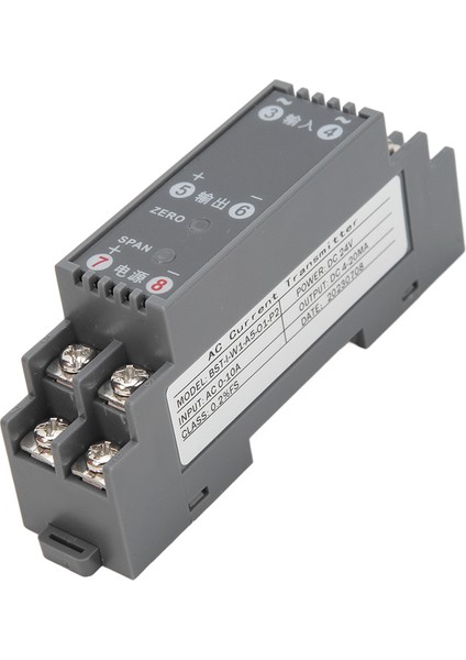 Ac Akım Vericisi 1'den 1'e Çıkış Sinyal Izolasyon Dönüşümü Güç Dağıtım Kontrol Cihazları DC24V 4‑20MA (Yurt Dışından)