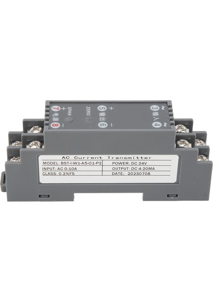 Ac Akım Vericisi 1'den 1'e Çıkış Sinyal Izolasyon Dönüşümü Güç Dağıtım Kontrol Cihazları DC24V 4‑20MA (Yurt Dışından) fırsatları