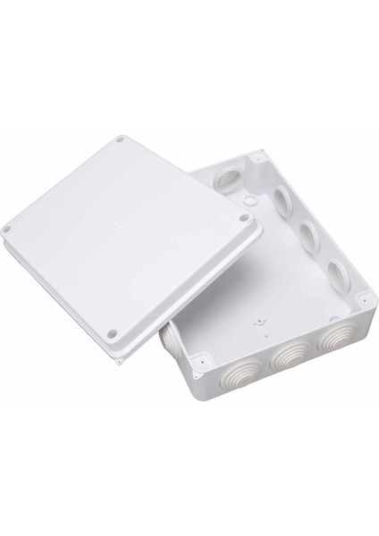 Elektrik Bağlantı Kutusu Abs 255X200X80MM IP65 Su Geçirmez Plastik Muhafaza Kauçuk Tapa ile (Yurt Dışından)