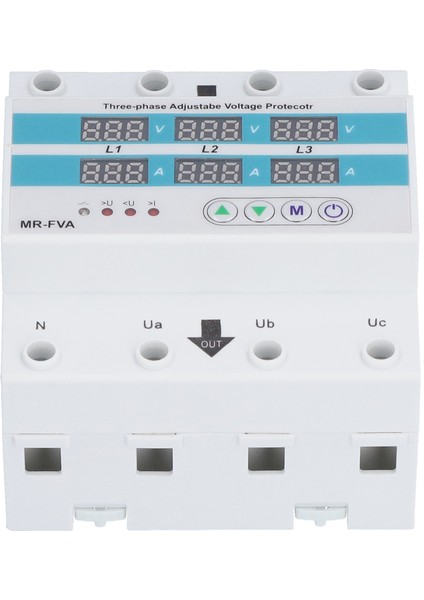 Gerilim Koruyucu Mr Fva Üç Fazlı Ayarlanabilir Gerilim Koruyucu Röle Aşırı Düşük Gerilim Koruması AC220V (Yurt Dışından) fiyatları