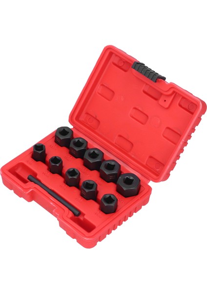 11 Adet Vida Çıkarıcı Kırık Somun Çıkarıcı Hasarlı Cıvata Çıkarma Sökme Aleti Soket Takımı Seti (Yurt Dışından) fiyatları