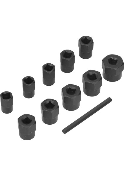 11 Adet Vida Çıkarıcı Kırık Somun Çıkarıcı Hasarlı Cıvata Çıkarma Sökme Aleti Soket Takımı Seti (Yurt Dışından) fırsatları