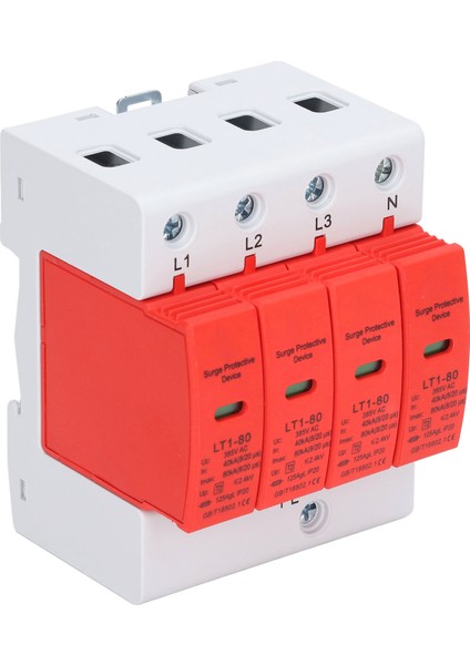4p Aşırı Gerilim Koruması Aşırı Gerilim Koruma Cihazı Elektrik Sistemi Için 385VAC 40‑80KA (Yurt Dışından) fiyatları