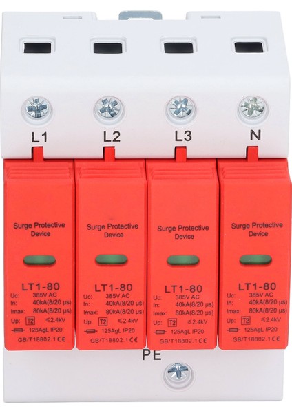 4p Aşırı Gerilim Koruması Aşırı Gerilim Koruma Cihazı Elektrik Sistemi Için 385VAC 40‑80KA (Yurt Dışından) fırsatları