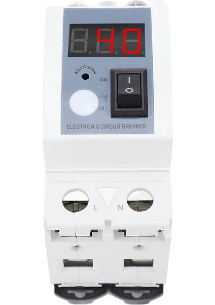 Ayarlanabilir Aşırı Akım Koruyucu Sınırlayıcı 1-40A Kendiliğinden Sıfırlanan Akım Koruyucu 110-300VAC 40-70Hz (Yurt Dışından) fırsatları