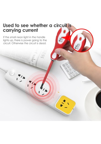 500V Izoleli Tornavida Voltaj Test Cihazı 2'si 1 Arada Tersinir Manyetik Yivli ve Çapraz Tornavida Elektroprob Devre Testi Için Çoklu Tornavidalar (Yurt Dışından) modelleri