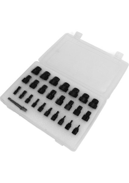 25 Adet Hasarlı Vida Çıkarma Seti Krom Molibden Çelik 3/8 Inç Kare Tahrikli Altıgen Başlı Vida Çıkarma Aleti (Yurt Dışından) fiyatları