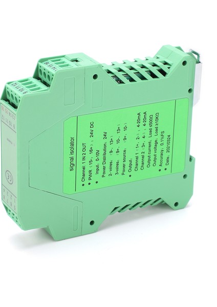 Dc Sinyal Izolatörü Akım Gerilim Vericisi Dın Ray Montajı 1 Giriş 2 Çıkış 0‑10V Ila 4‑20MA Glg (Yurt Dışından) fırsatları