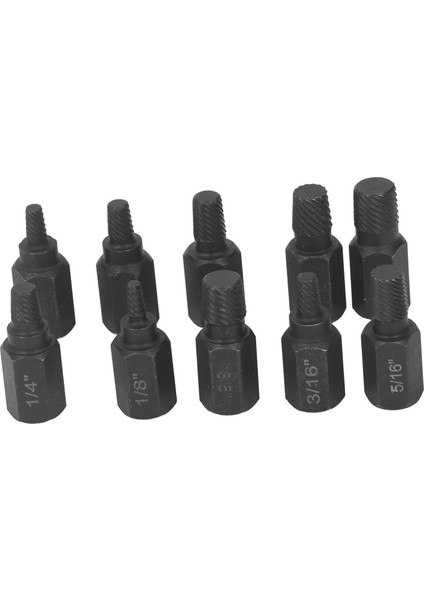 10 Adet Kırık Vida Çıkarma Seti 1/4 7/32 3/16 5/32 1/8 13/32 3/8 11/32 5/16 9/32IN Somun Cıvata Için Hasarlı Vida Çıkarıcı (Yurt Dışından) fırsatları