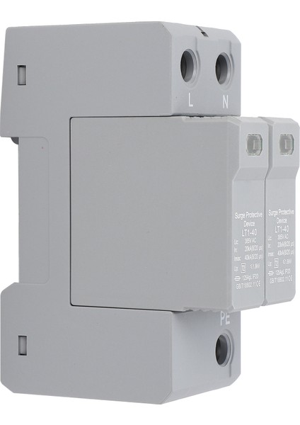 Aşırı Gerilim Koruma Cihazı Ac 385V 2p 40KA Düşük Voltaj 35MM Dın Ray Montaj Koruyucu Lt1‑40 (Yurt Dışından)