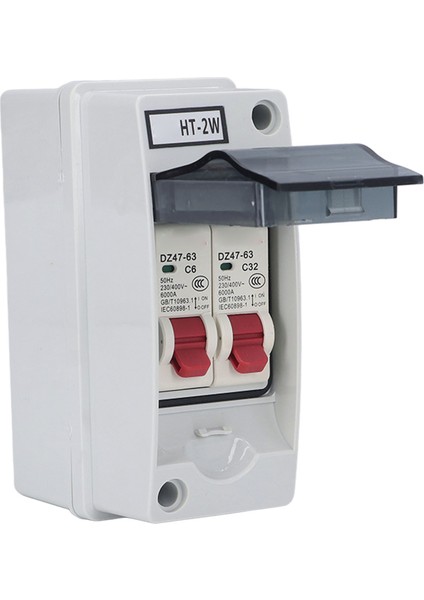 Dağıtım Kutusu IP65 Su Geçirmez 2 Yollu Alev Mcb C Tipi Dış Mekan Kullanımı Için Dağıtım Kutusu 6A 32A (Yurt Dışından) fırsatları