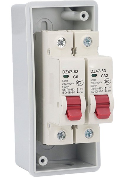 Dağıtım Kutusu IP65 Su Geçirmez 2 Yollu Alev Mcb C Tipi Dış Mekan Kullanımı Için Dağıtım Kutusu 6A 32A (Yurt Dışından) indirimleri