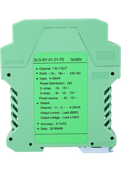 Dc 24V Dc Akım Sinyal Izolatör Vericisi 4-20MA Plc Algılama Sinyali Koşullandırıcı (#3) (Yurt Dışından)