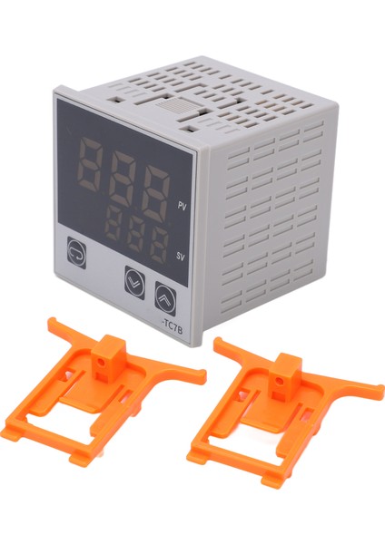 Sıcaklık Kontrol Cihazı Yüksek Doğruluk Hassas Çift Çıkış Fonksiyonlu Dijital Termostat Ev Aletleri (BEM-TC7B-14R) (Yurt Dışından)