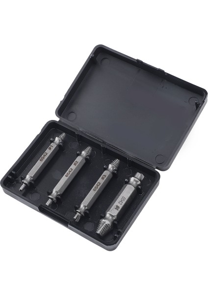 4 Adet Vida Çıkarıcı Yüksek Hızlı Çelik Çift Başlı Vida Çıkarma Aleti Kırık Soyulmuş Hasarlı Vidalar Cıvatalar Için (Yurt Dışından)