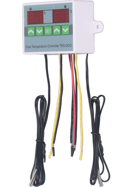 Sürüngen Buzdolabı Dondurucu DC12V Için Veri Depolamalı Çift Sıcaklık Kontrol Cihazı Su Geçirmez Dijital Termostat (Yurt Dışından) fırsatları