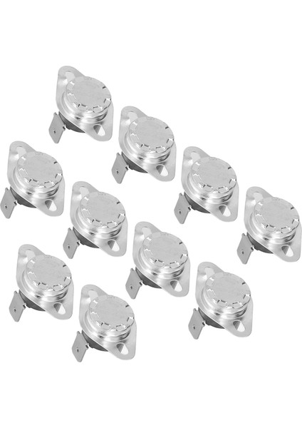 10 Adet Termostat Termal Anahtar Manuel El Sıfırlama Bimetalik Çip Sıcaklık Kontrol Anahtarı 10A 250V (Yurt Dışından) indirimleri