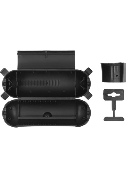 Açık Hava Uzatma Kablosu Güvenlik Kılıfı Abs Çok Işlevli Çift Kapatma Açık Hava Kablosu Bağlantı Koruyucu Siyah (Yurt Dışından)