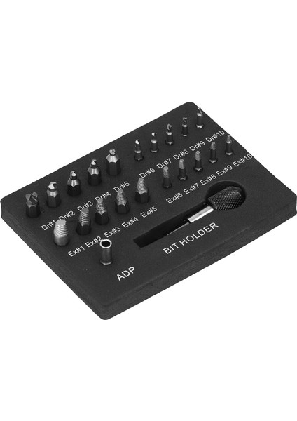 22 Adet Hasarlı Vida Çıkarıcı Soyulmuş Kırık Cıvata Çıkarma Aleti Çok Amaçlı Hss Donanım 60MM Siyah Yivli Çubuk (Yurt Dışından) fiyatları