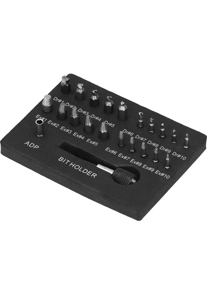 22 Adet Hasarlı Vida Çıkarıcı Soyulmuş Kırık Cıvata Çıkarma Aleti Çok Amaçlı Hss Donanım 60MM Siyah Yivli Çubuk (Yurt Dışından) modelleri