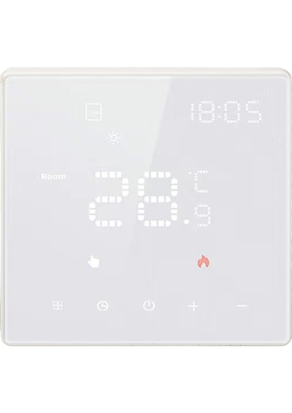 Akıllı Wifi Termostatı Ev Programlanabilir Tuya Uygulaması Ses Kontrolü 100‑250VAC Beyaz 16A Elektrikli Yerden Isıtma (Yurt Dışından) fiyatları