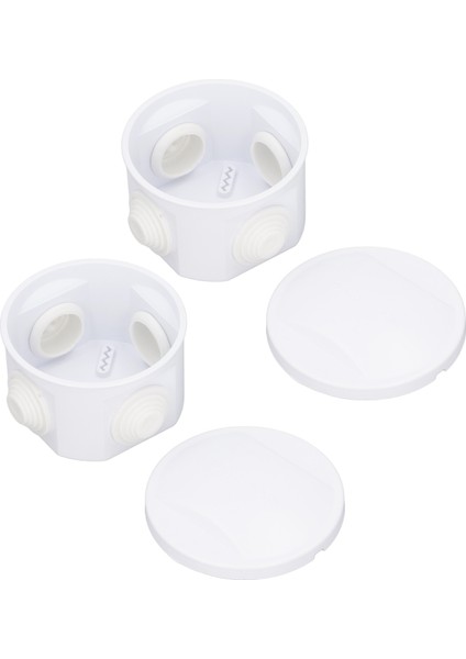 2 Adet Bağlantı Kutusu 80X50MM Yuvarlak Şekil Abs Plastik IP55 Su Geçirmez Toz Geçirmez Elektrik Proje Muhafazası (Yurt Dışından) modelleri