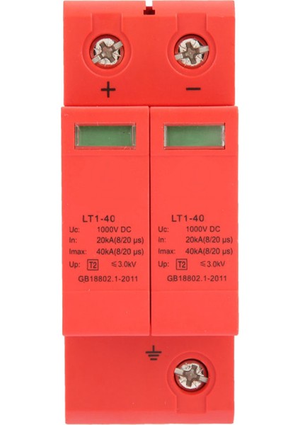 DC1000V 2p 20KA~40KA Ev Aşırı Gerilim Korumalı Düşük Gerilim Parafudr Cihazı (Yurt Dışından) modelleri