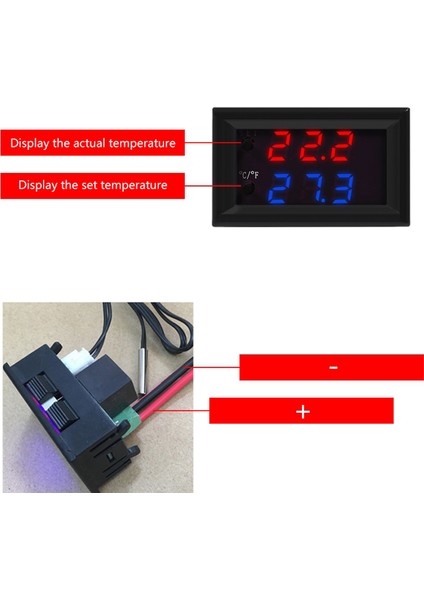 XD-2048 Dijital LED Mikrobilgisayar Termostat Anahtarı Sıcaklık Kontrol Cihazı (12V) (Yurt Dışından) fiyatları