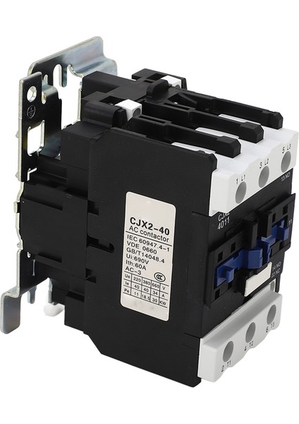 Ac Kontaktör Dın Ray Montajlı 3 Kutuplu Düşük Voltajlı Elektrik Kontaktörü 110V 40A Güç Dağıtımı Için (Yurt Dışından) fırsatları