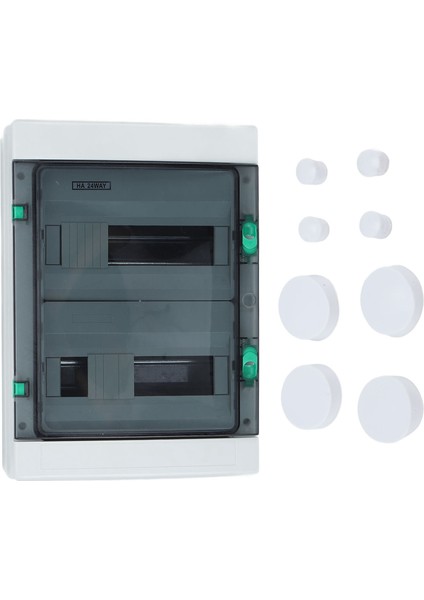 24 Yollu Dağıtım Koruma Kutusu Su Geçirmez Dın Rayı IP65 Iç Mekan Dış Mekan Elektrik Dağıtım Bağlantı Kutusu (Yurt Dışından)