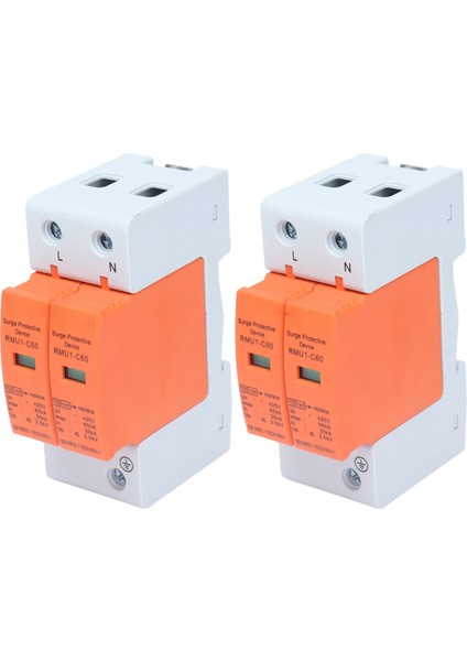 2 Adet Spd Aşırı Gerilim Koruma Cihazları Ac Parafudr Koruyucu Ev Devre Kesici 2p 420V RMU1-C6060KA Imaximum (Yurt Dışından) fırsatları