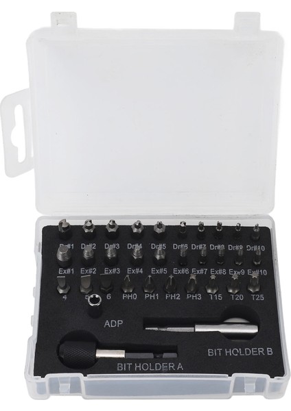 33 Parça Vida Çıkarma Seti Hasarlı Soyulmuş Paslı Cıvata ve Somun Çıkarıcı Taşıma Çantası ile (Yurt Dışından)