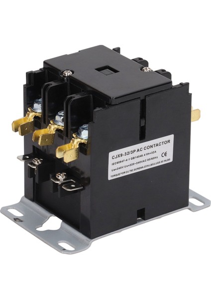 Klima Kontaktörü %30 Gümüş Alaşımlı Kontaklar 32A 3 Kutuplu Ac Elektrik Kontaktörü Güç Uygulaması Için 240V (Yurt Dışından)