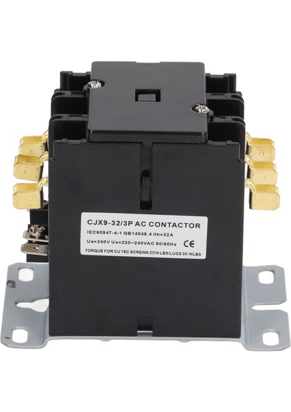Klima Kontaktörü %30 Gümüş Alaşımlı Kontaklar 32A 3 Kutuplu Ac Elektrik Kontaktörü Güç Uygulaması Için 240V (Yurt Dışından) fiyatları