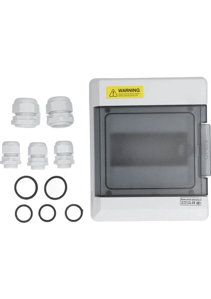 IP66 Su Geçirmez Dağıtım Kutusu 6 Yollu Dın Raylı Bağlantı Kutusu Şeffaf Kapaklı (Yurt Dışından) fiyatları