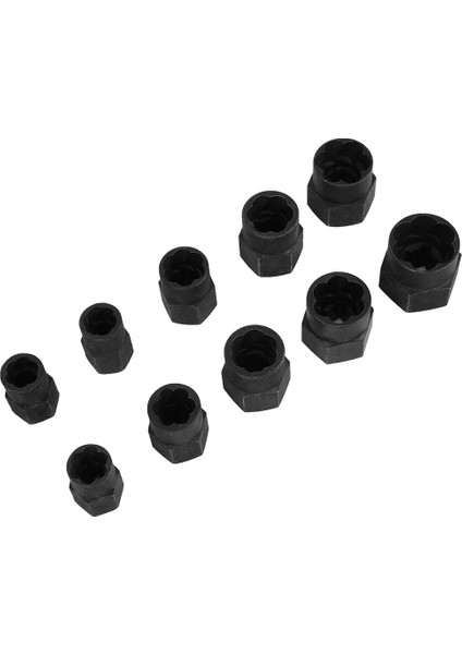 10 Adet Somun Sökme Aleti Seti Kırık 9‑19MM Somunlar Için Hasarlı Çıkarıcı Alüminyum Kutulu (Yurt Dışından) fırsatları